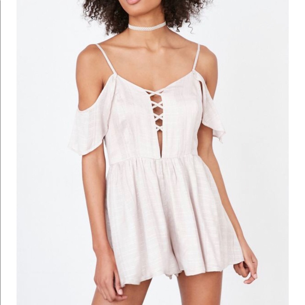 Kimchi Blue Off The Shoulder Romper
